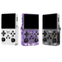 Console de jeu portable R36S en gros, écran couleur de 3,5 pouces, jeu en ligne à deux joueurs, joystick de jeu