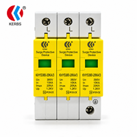 Parafoudre triphasé Type 2 pour alimentation parallèle, protection contre les surtensions CA 380V 4P SPD, protection contre la foudre 20kA pour usine