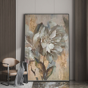 Vẽ tay 100% 3D Tranh sơn dầu làm bằng tay trên vải trừu tượng nghệ sĩ hiện đại trang trí nội thất tường nghệ thuật - Product Image 3