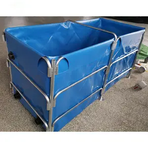 블루 새우 라이브 Suppliers-2000 리터 PVC tarpulin 물고기 탱크 물고기 사육 또는 새우 농업