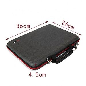 เคสใส่แล็ปท็อปขนาด 13.3 นิ้ว ทนทาน พร้อมหูหิ้วโลโก้สั่งทำพิเศษ วัสดุ EVA หนังคอร์ก นีโอพรีน PU  ขายส่ง - Product Image 2