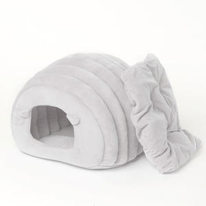 Fabriek Directe Verkoop Grensoverschrijdende Warme Japanse Cat & Kleine Dieren Winter Semi-Ingesloten Huisdierbeddoekmateriaal - Product Image 6