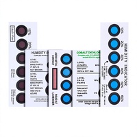 Cartes indicatrices d'humidité PCB bleues personnalisables, réutilisables, écologiques, sans cobalt, sans halogène, à 3/6/9 points, pour appareils photo et électroménager