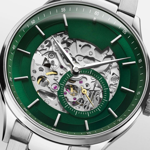 Relojes Personalizados OEM ODM con Logotipo, Reloj de Pulsera Mecánico Automático Miyota 8N40, Esqueleto, Oro Rosa, Zafiro, Correa de Cuero - Product Image 3