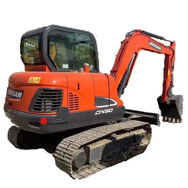 Maquinaria de construcción excavadora DOOSAN 60 con precio barato y buena calidad