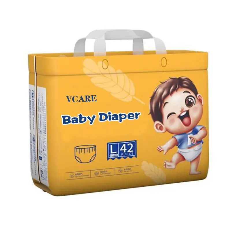 New Disposable Nappies Wholesale Organic Baby Diapers In Bales Sale Pant Diaper For Baby