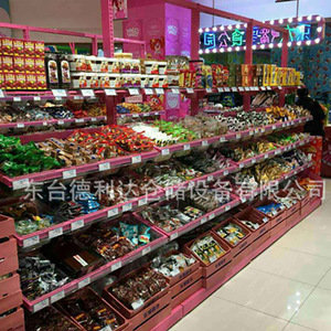 DLD SP 6 Supermarket Snack <b>Shelves</b> Wood Solid Heavy Duty Single Sided Vertical Freestanding Display <b>Rack</b> - Product Image 1