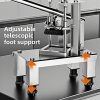 Aardappelsnijmachine, groentesnijder voor thuisgebruik, handmatig, roestvrij staal, eenvoudig te bedienen, groente- en fruitsnijder voor aardappelreepjes
