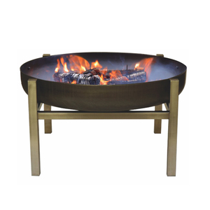 Foyer en acier au carbone robuste en forme de bol - Product Image 1