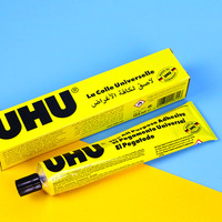 Germany Faber UHU 60ml 35ml Liquid Glue Transparent Strong Model Universal Manual Glue Soft and Versatile
