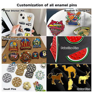 사용자 정의 금속 배지 패스 파인더 핀 로고 약속을 믿어 2024 핀 - Product Image 4