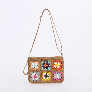 <span class=keywords><strong>Sac</strong></span> à main vintage en fourrure florale tissé à la main, à porter à l'épaule, double usage, avec rabat, style ethnique, <span class=keywords><strong>plage</strong></span>, pour <span class=keywords><strong>homme</strong></span> - Product Image 6