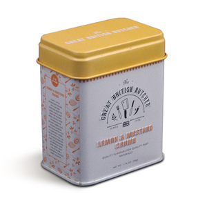 Caja de especias con diseño personalizado, lata de metal de grado alimenticio, contenedores de especias vacíos rectangulares baratos, nuevo diseño - Product Image 6