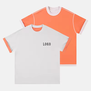 T-shirt Homme Oversize Décontracté de Qualité Supérieure pour l'Été, Coupe Boxy, Manches Reversibles, T-shirt Vierge pour Homme - Product Image 3