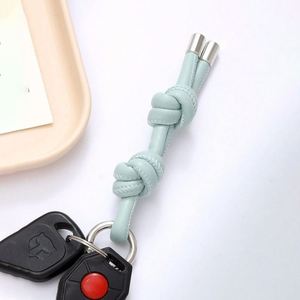 Multi-Color <b>Ring</b> Holder Pu Leather Car Universal Unisex <b>Key</b> Chain - Product Image 2