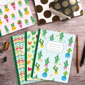 Sổ Tay Thành Phần Dễ Thương Bán Sỉ Sách Tập Thể Dục Hình Xương Rồng Số Lượng Lớn Sổ Kế Hoạch Giấy Tùy Chỉnh Cho Bé Gái - Product Image 4