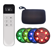 Lampe d'entraînement multifonctionnelle pour la réactivité - 4 unités, nouvelle version améliorée, entraîneur de vitesse et d'agilité télécommandé, batterie 30 heures, utilisation intérieure/extérieure