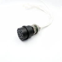 HYSF BH16M Connecteur Sous-Marin Mâle/Femelle 16 Broches DC pour Environnements Marins Profonds IP69 en Acier Inoxydable Plaqué Or Cuivre 550V 10A