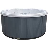 Surf Design Coin Autoportant Jet D'air Bulle Acrylique Coin Baignoire Hydro Trempage Baignoire Spa Massage Verre Whirlpool Baignoire