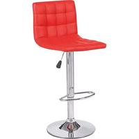 Nouveau design, tabouret de bar pivotant en cuir PU, réglable en hauteur, durable, pour la maison, le café et les fêtes