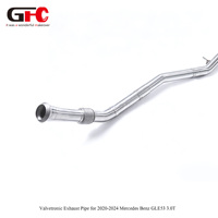 Sistema de Escape Valvetronic Catback para Mercedes-Benz GLE53 3.0T GFC 2020-2024, Silenciador para Sonido Deportivo