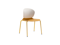 Chaise de salle à manger ergonomique en plastique PP au design moderne, imperméable, légère, écologique et durable pour les cafés, les salons de thé, les bars à domicile
