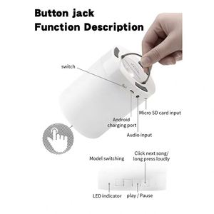 Hot Selling Wireless Bluetooth Speaker Smart Portable Desk <b>Table</b> <b>Lamp</b> <b>Mini</b> BT Support TF Card Aux - Product Image 2