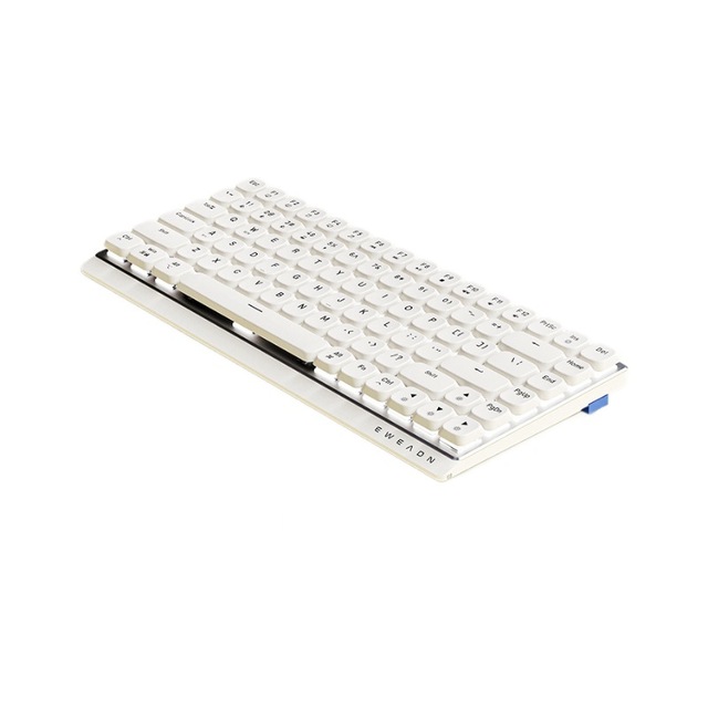 MK84 Ultra-thin Low-profile Mechanical Keyboard Silent Keyboard Ergonomic Design 3 Mode USB RGB LED Light Mechanical Switch