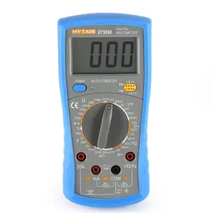 LCD Display Voltage Current Resistance Dt9208 Tester MultiMeter Electronics Digital Dc & Ac Voltage Multimeters