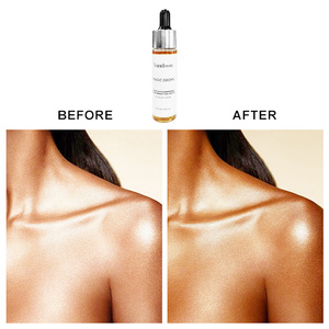 Gotas autobronceadoras orgánicas con eritrulosa, potenciador de bronceado natural sin sol para humectante facial y corporal, loción de mezcla de suero bronceador - Product Image 4