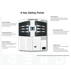 Unidades de refrigeración de generador diésel Thermo King Legend para contenedor de refrigerador, componentes de núcleo de remolque de 12m, Motor inclinado - Product Image 3
