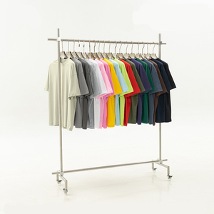 Camisetas Oversize de Alta Calidad para Hombre, 200 Gramos, Tejido de Algodón y Poliéster Transpirable, Hombros Caídos, Manga Corta, con Letras - Product Image 1