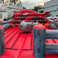 Taureau mécanique gonflable pour adultes, taureau de rodéo, taureau de bucking, en PVC écologique, AirFunPro, à louer