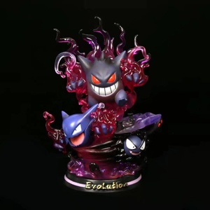Pour Poke-moned Gengar Scène Statue PVC Modèle Jouet avec Figure Lumineuse pour Garçons Collection ou Anime Accessoire Livré dans une Boîte de Couleur - Product Image 5