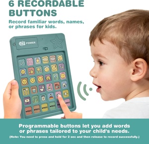 Dispositivo AAC para Autismo - Herramientas <span class=keywords><strong>de</strong></span> Comunicación No Verbales con Botones Sensibles al Tacto, Ayudas para Hablar para Niños y Adultos - Product Image 3