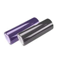 Chine Fournisseur Film d'éclairage de voiture de haute qualité Étanche TPU Noir Transparent Phare Film teinté Vinyle d'enveloppe de voiture