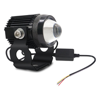 Mini Faro LED de 15W, 150LM, Doble Color Blanco y Amarillo, Delantero, IP67 Impermeable, Luces Auxiliares de Alta y Baja Intensidad