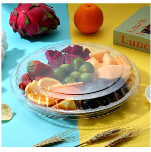 Bandeja de plástico reutilizable de <span class=keywords><strong>6</strong></span> compartimentos para catering, fruta vegetariana, merienda, fiesta, buffet, plato de inmersión, cuencos de comida, blíster, tipo de proceso - Product Image 6