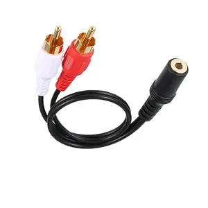 Cáp Âm Thanh Nổi 3.5Mm Nữ Đến 2RCA Nam 3.5Mm 1/8