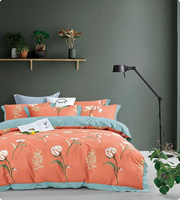 Ensemble de housses de couette avec drap-housse imprimé 2023 coton, luxe, bonne vente