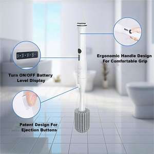 Toilet <strong>Brush</strong> Long Handle Smart Toilet <strong>Cleaning</strong> <strong>Brush</strong> <strong>Electric</strong> Toilet <strong>Cleaning</strong> <strong>Brush</strong> for Bathroom - Product Image 3