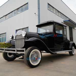 Voiture électrique vintage à succès – Véhicule de tourisme 5 <span class=keywords><strong>places</strong></span>, chariot touristique classique, voiture électrique vintage noire populaire - Product Image 6