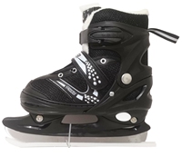 Patin à glace personnalisé en gros direct d'usine Quad en cuir brillant multicolore avec des autocollants légers à double rouleau vanille
