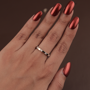 แหวนหมั้นเพชรเพาะเลี้ยง 2.5 กะรัตสำหรับผู้หญิง ทอง 14K เครื่องประดับเจ้าสาวสุดหรู ชุบทอง ดีไซน์แฟนซี - Product Image 4