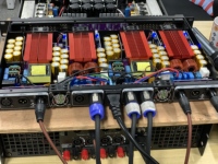 Amplificateur de puissance numérique professionnel de classe D 4 canaux 4x1300W 1U, amplificateur stéréo à réseau linéaire, équipement audio