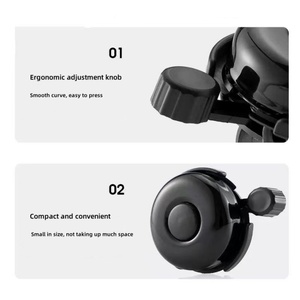<span class=keywords><strong>Sonnette</strong></span> de vélo de montagne, accessoires de vélo, <span class=keywords><strong>sonnette</strong></span> de vélo classique portable, son clair et fort, pour adultes et enfants - Product Image 3