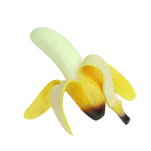 Juguete Antiestrés de TPR Súper Suave de Levantamiento Lento, Juguete Sensorial de Simulación de Plátano Pelable para Aliviar la Ansiedad en Adultos y Niños - Product Image 2