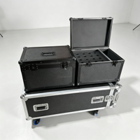 Boîte de transport pour microphone OEM ODM personnalisée, antichoc, en aluminium rigide, avec intérieur en mousse prédécoupée et roulettes robustes