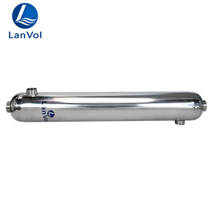 Échangeur de chaleur <span class=keywords><strong>tubulaire</strong></span> 75 kW en acier inoxydable 304 avec conception à calandre et tubes <span class=keywords><strong>pour</strong></span> <span class=keywords><strong>pompe</strong></span> à chaleur de <span class=keywords><strong>piscine</strong></span> et spa, <span class=keywords><strong>pour</strong></span> la circulation de chauffage - Product Image 4