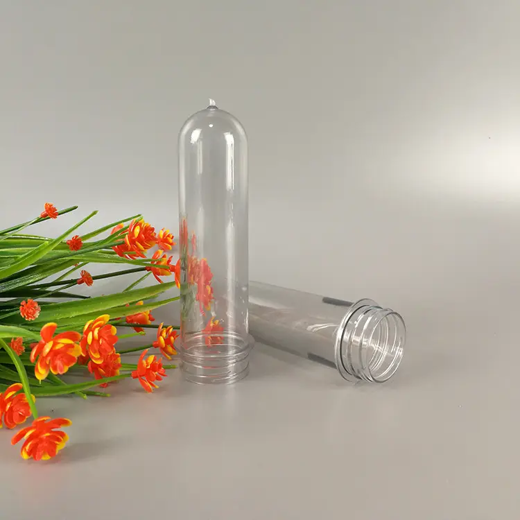 צנצנת 63 mm 30 gr גלם חומר פלסטיק preform pet מים בקבוק בפקיסטן עבור 500ml